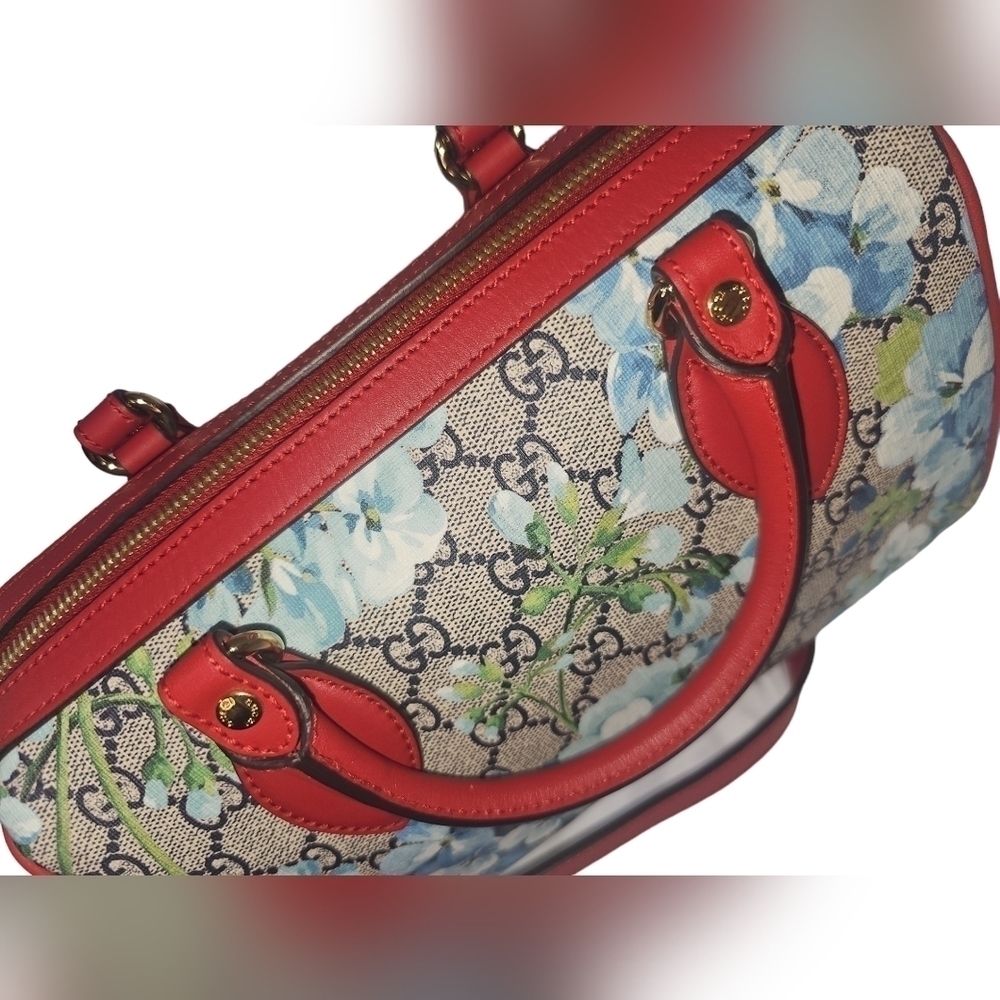 *NEW* GUCCI Boston bag floral - Picture 5 of 13